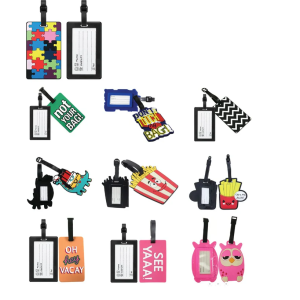 תג שם מצוייר למזוודה