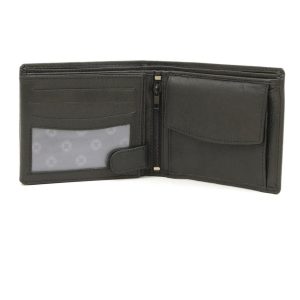 ארנק עור לגבר אלגנטי מבית המותג TRAVEL CLUB טרוול קלאב