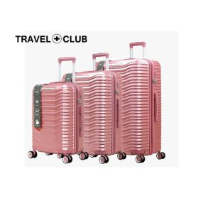 סט 3 מזוודות קשיחות Travel Club Quartz – טרוול קלאב