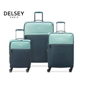 סט 3 מזוודות קלות במיוחד Delsey Brochant דלסיי