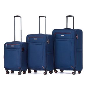 סט 3 מזוודות בד סופר קלות AMERICAN TRAVEL אמריקן טרוול