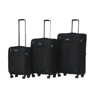 סט 3 מזוודות בד סופר קלות AMERICAN TRAVEL אמריקן טרוול